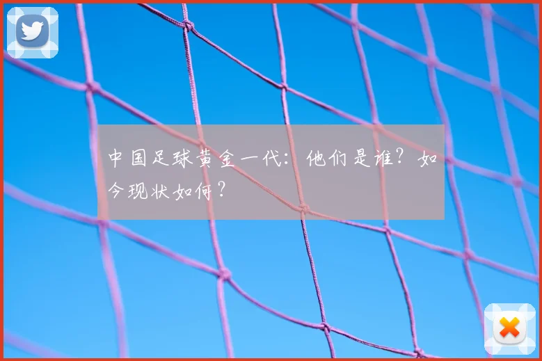 中国足球黄金一代：他们是谁？如今现状如何？
