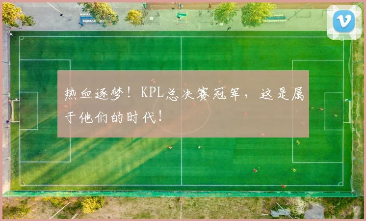 热血逐梦！KPL总决赛冠军，这是属于他们的时代！